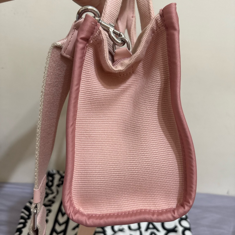 Marc Jacob’s  Traveler  mini tote 粉色 刺繡款 托特包 斜背包-4