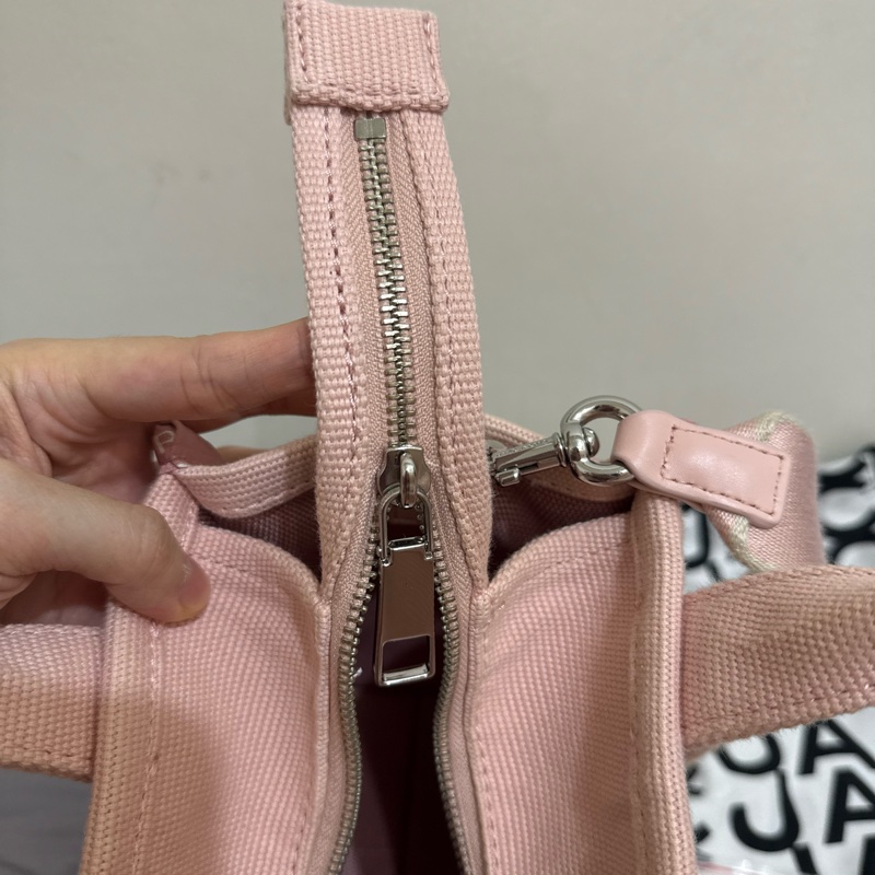 Marc Jacob’s  Traveler  mini tote 粉色 刺繡款 托特包 斜背包-7