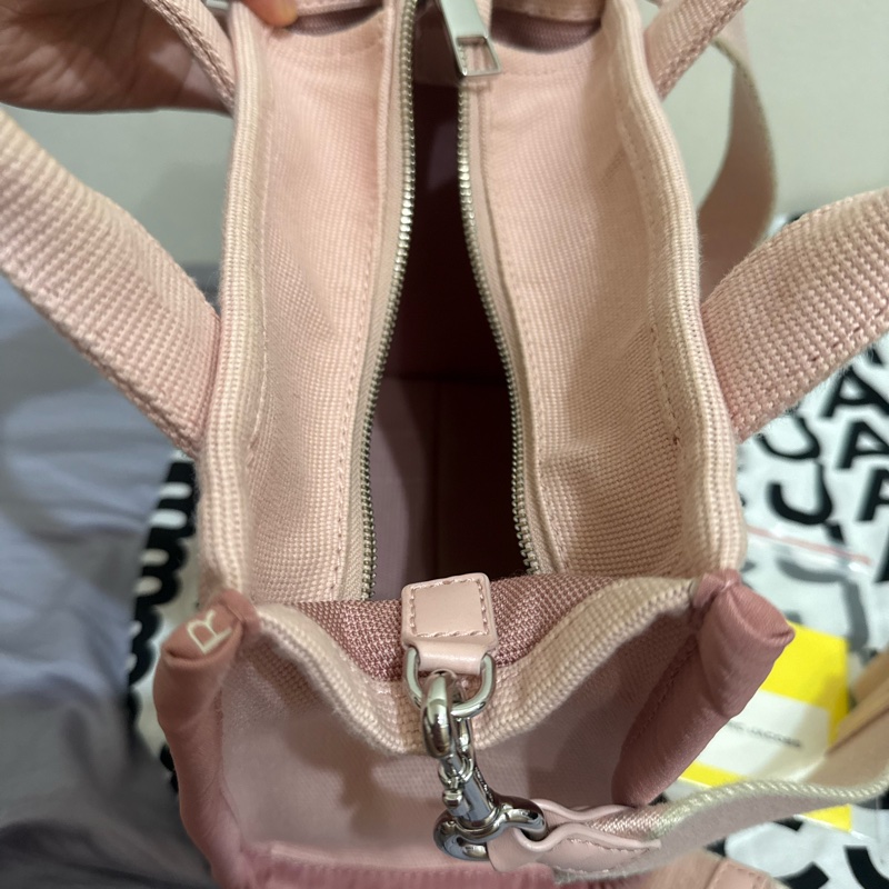 Marc Jacob’s  Traveler  mini tote 粉色 刺繡款 托特包 斜背包-8