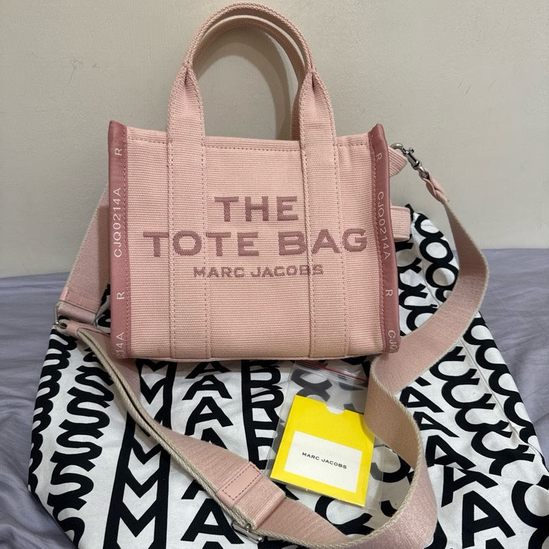 Marc Jacob’s  Traveler  mini tote 粉色 刺繡款 托特包 斜背包-12