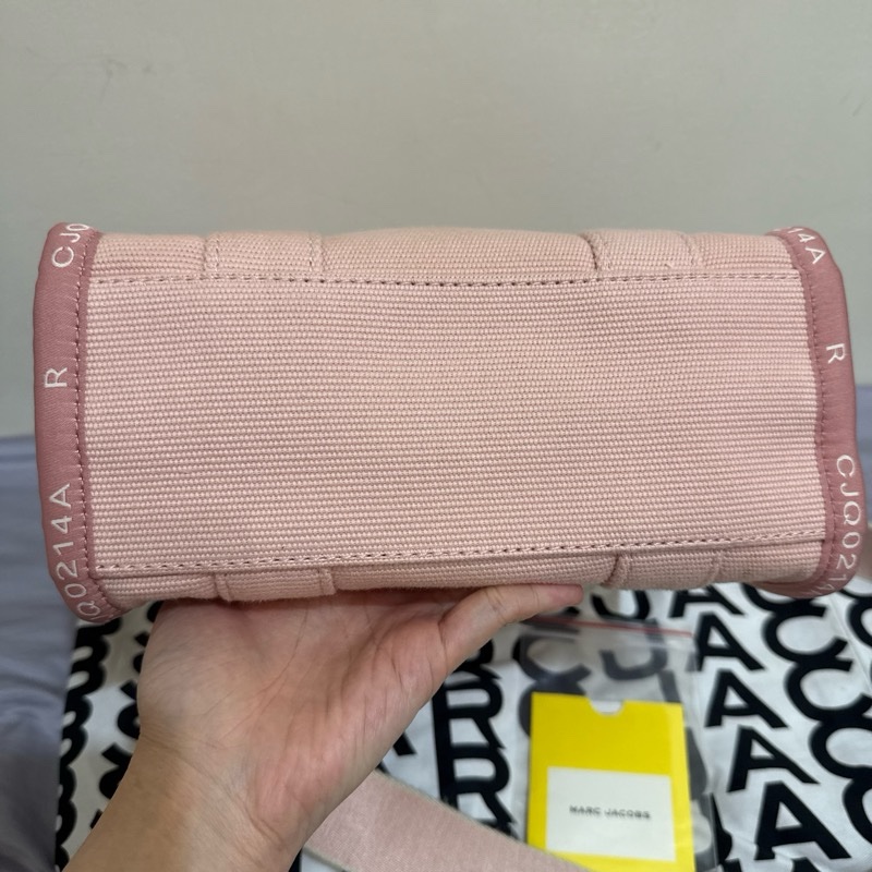 Marc Jacob’s  Traveler  mini tote 粉色 刺繡款 托特包 斜背包-18