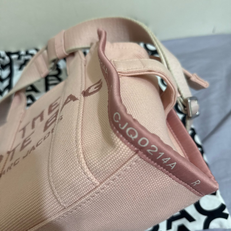Marc Jacob’s  Traveler  mini tote 粉色 刺繡款 托特包 斜背包-21