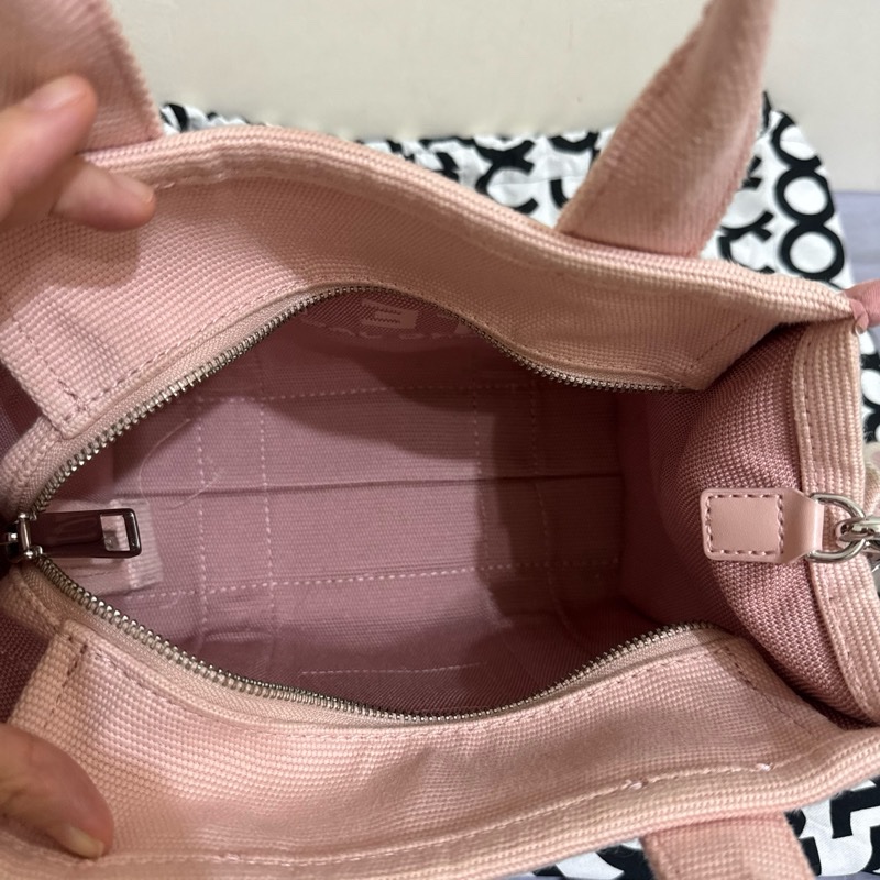 Marc Jacob’s  Traveler  mini tote 粉色 刺繡款 托特包 斜背包-24
