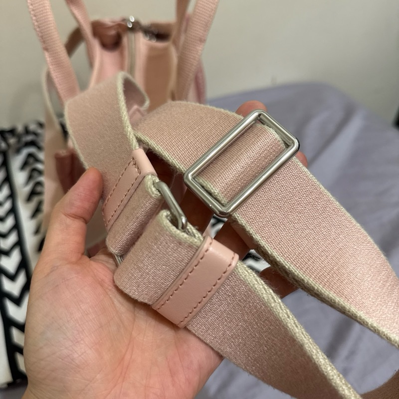Marc Jacob’s  Traveler  mini tote 粉色 刺繡款 托特包 斜背包-30