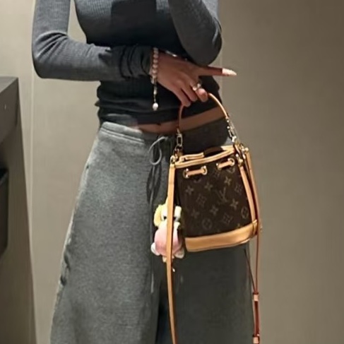 全網最低價😍Lv老花nano neo小水桶單肩斜挎包-2