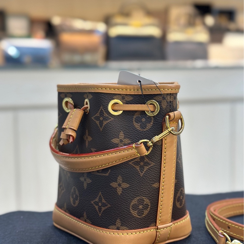 全網最低價😍Lv老花nano neo小水桶單肩斜挎包-11