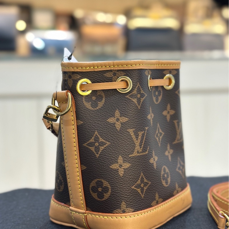 全網最低價😍Lv老花nano neo小水桶單肩斜挎包-12