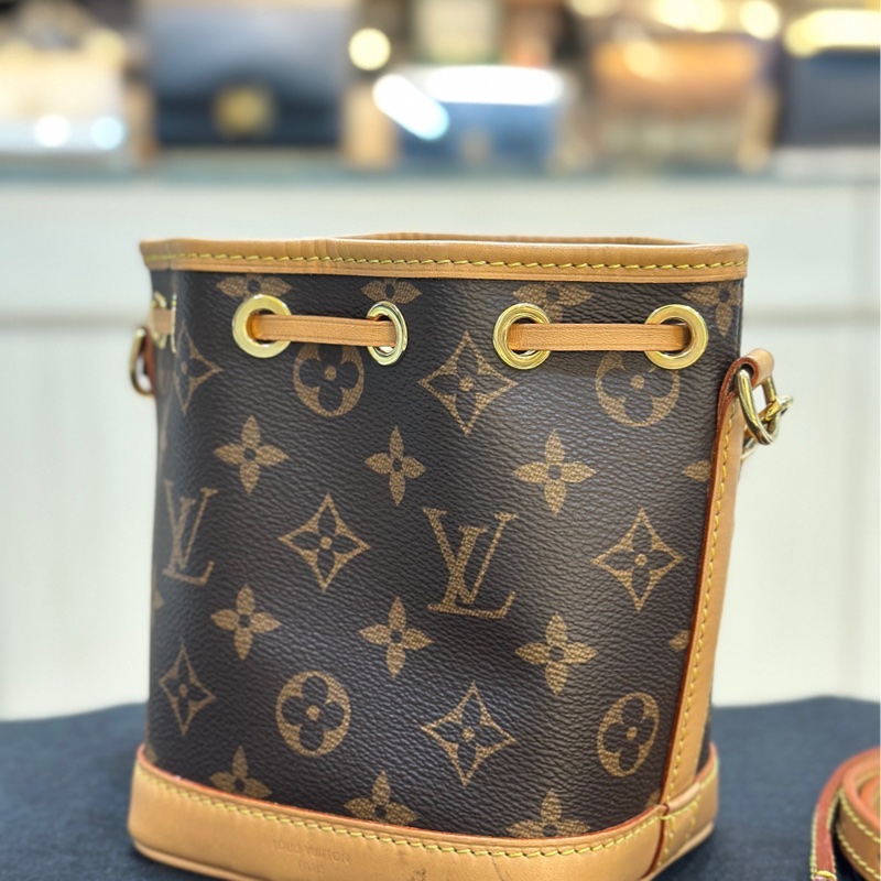 全網最低價😍Lv老花nano neo小水桶單肩斜挎包-13