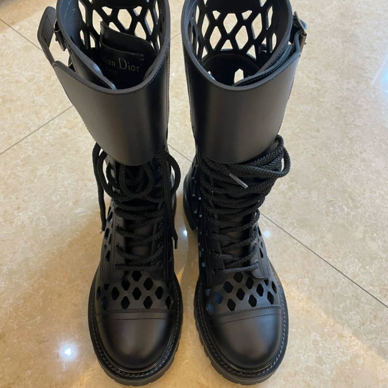 DIOR 裸空短靴 36號 穿兩次閒置 有防塵袋 原價6萬多-0