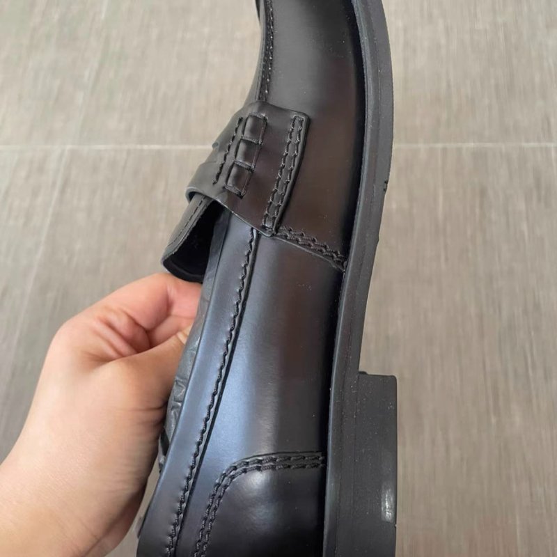 Miu miu 黑色 樂福鞋 36號 全新 原價近四萬-3