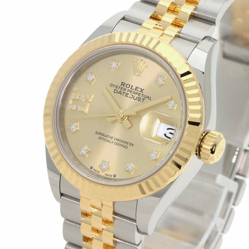 勞力士 279173G Datejust 9P 星鑽腕錶 不鏽鋼 SSxK18YG K18YG 女款 ROLEX-2