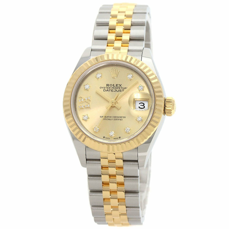 勞力士 279173G Datejust 9P 星鑽腕錶 不鏽鋼 SSxK18YG K18YG 女款 ROLEX-10