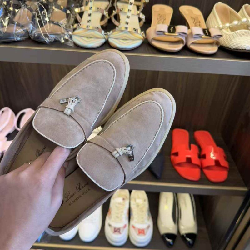 loropiana 經典沙色 樂福鞋 39.5號 39或38.5寬腳也可 很新-0