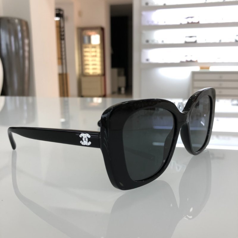 CHANEL 白水鑽太陽眼鏡 全新全配 宋智雅同款-6
