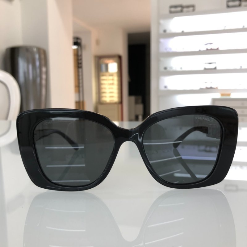 CHANEL 白水鑽太陽眼鏡 全新全配 宋智雅同款-7
