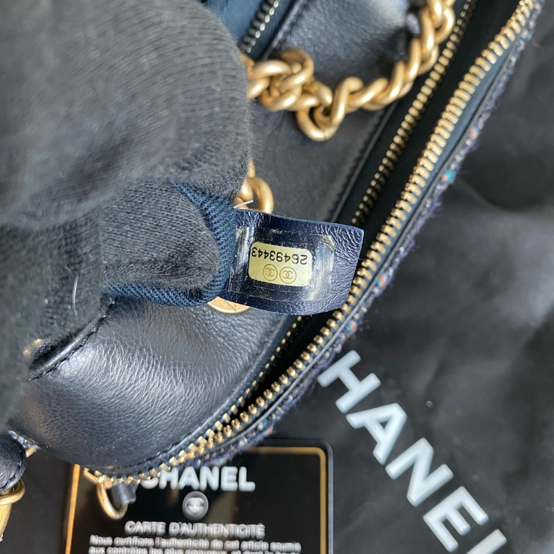 Chanel s刻相機包tweed bag-12