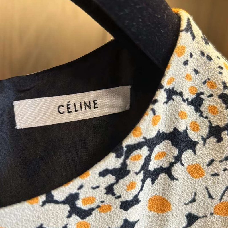 Celine 洋裝 秀款 38號 寬鬆胸圍約94 幾乎全新-4