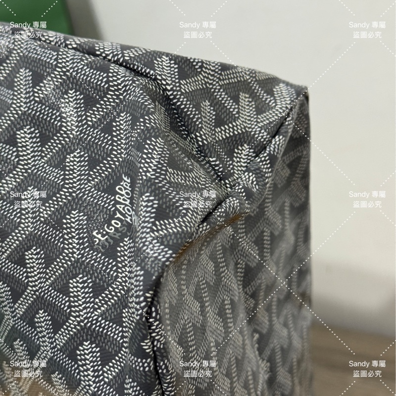 🩶狗牙 Goyard hobo 灰色 全新全配🩶-4