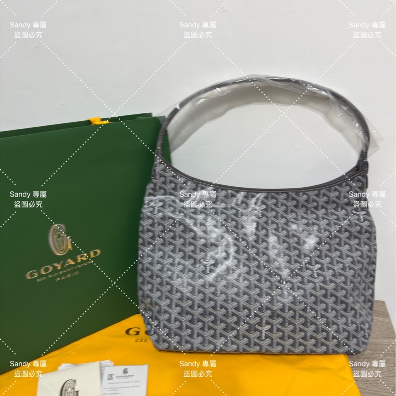 🩶狗牙 Goyard hobo 灰色 全新全配🩶-10