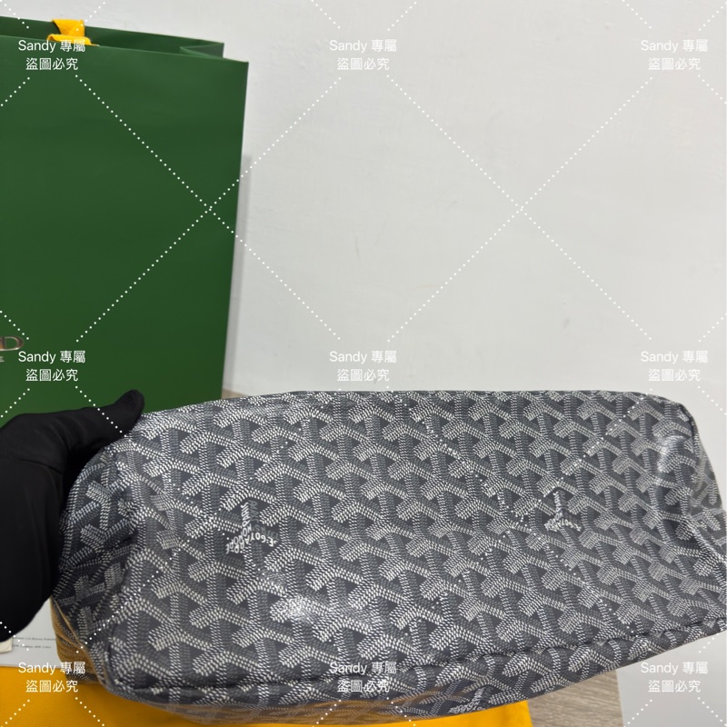🩶狗牙 Goyard hobo 灰色 全新全配🩶-23