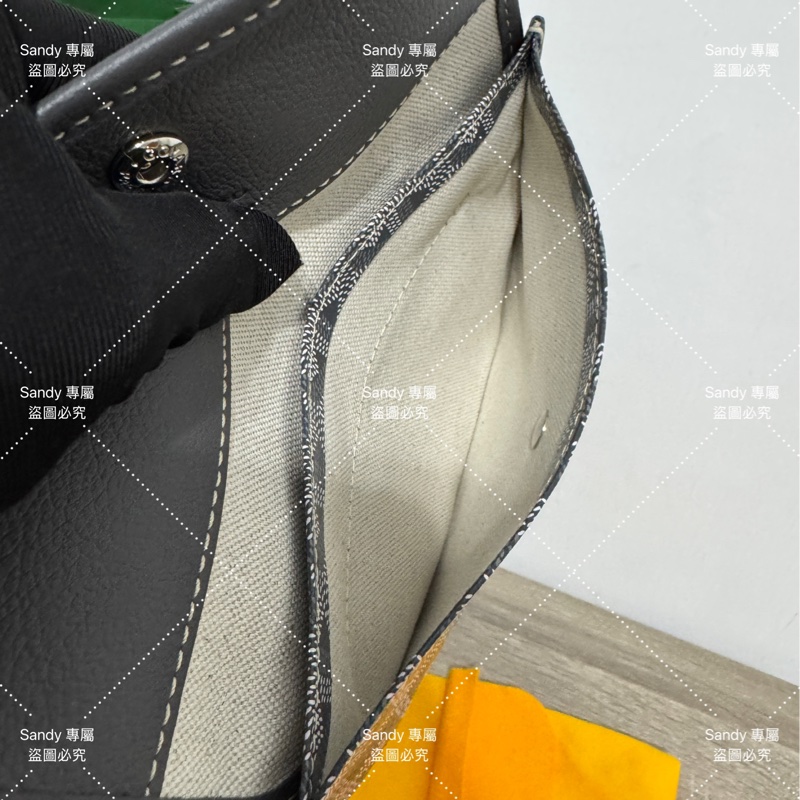 🩶狗牙 Goyard hobo 灰色 全新全配🩶-35