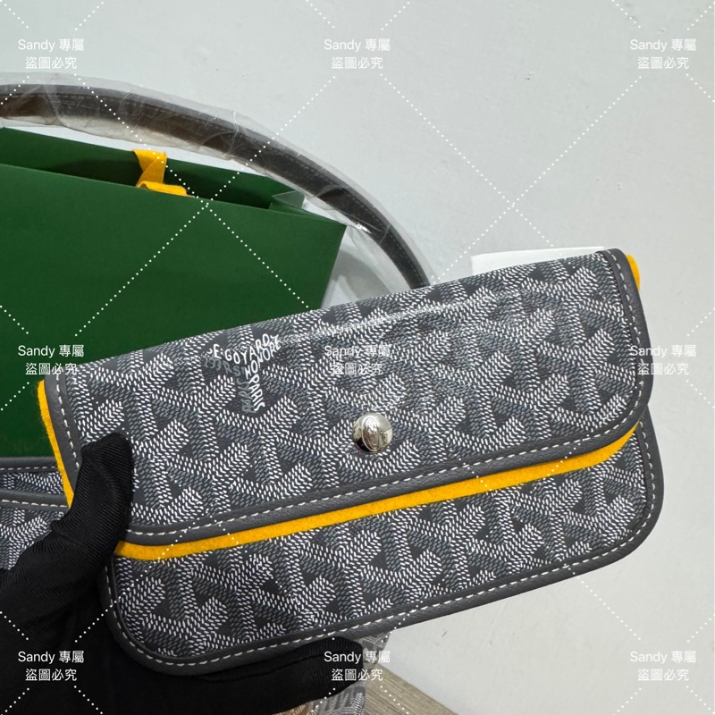 🩶狗牙 Goyard hobo 灰色 全新全配🩶-36