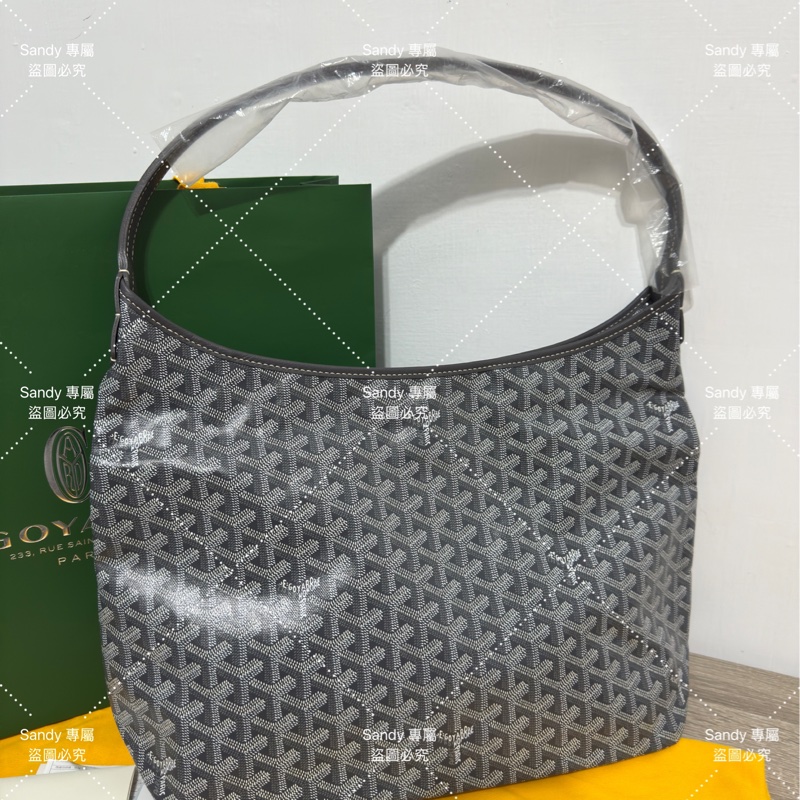 🩶狗牙 Goyard hobo 灰色 全新全配🩶-46