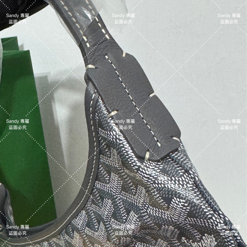 🩶狗牙 Goyard hobo 灰色 全新全配🩶-49
