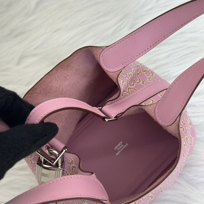 HERMES Picotin 14 - 黃花錦葵紫銀 U-4