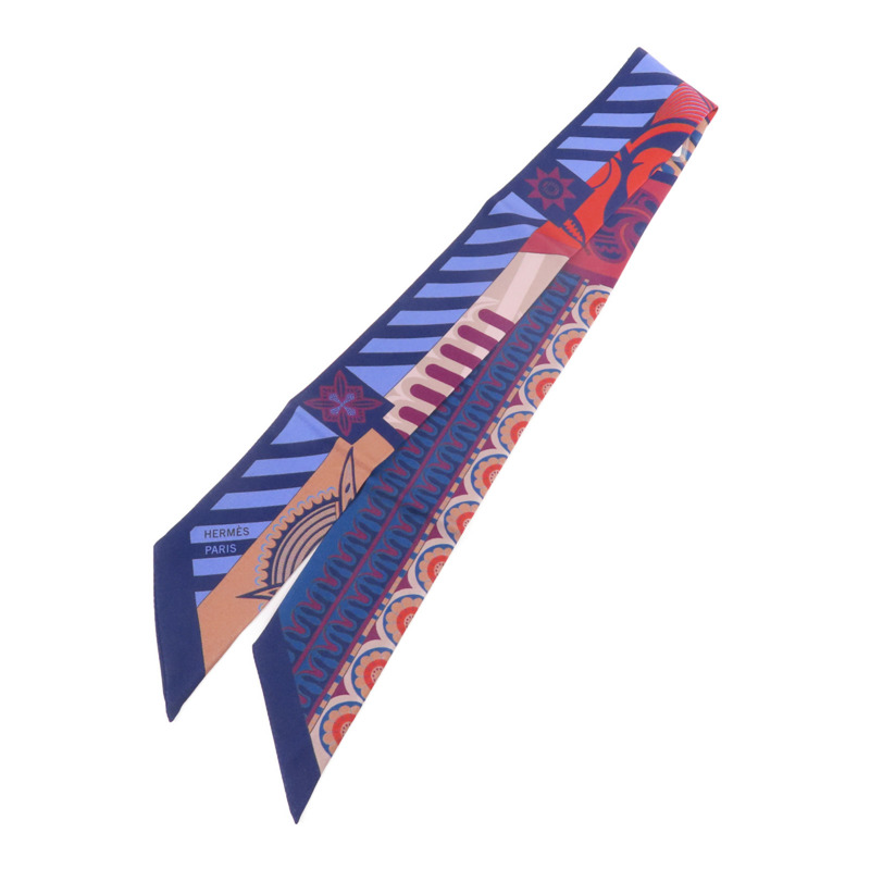 HERMES 絲質Twilly絲巾-0