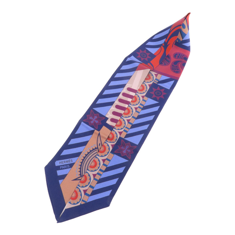 HERMES 絲質Twilly絲巾-2