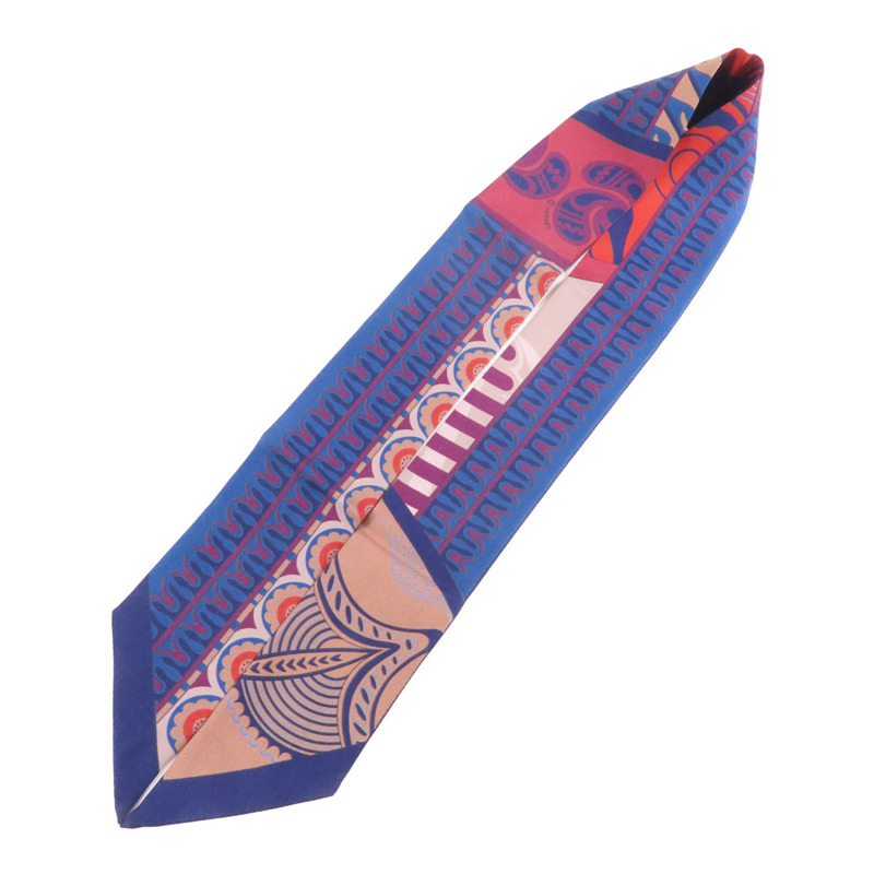 HERMES 絲質Twilly絲巾-4