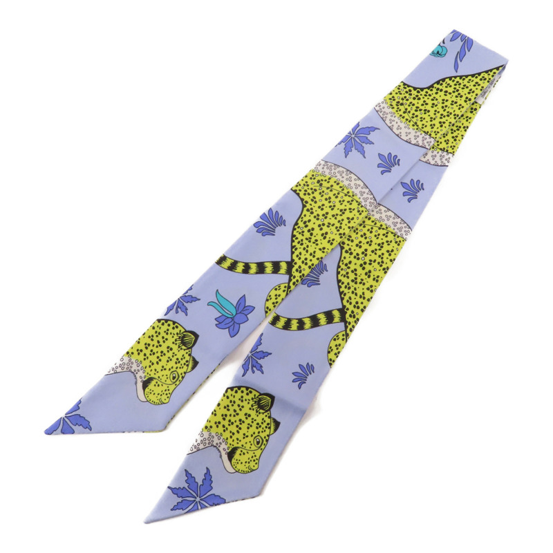 HERMES 絲質Twilly絲巾-1