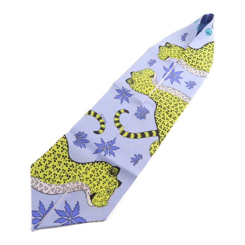 HERMES 絲質Twilly絲巾-4