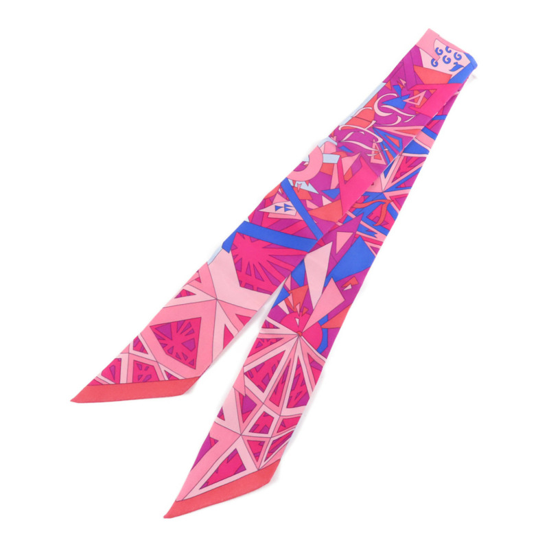 HERMES 絲質Twilly絲巾-1
