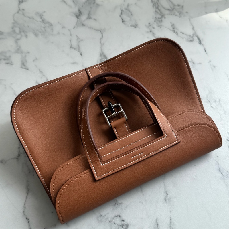 Hermes金棕色銀釦mini halzan-1