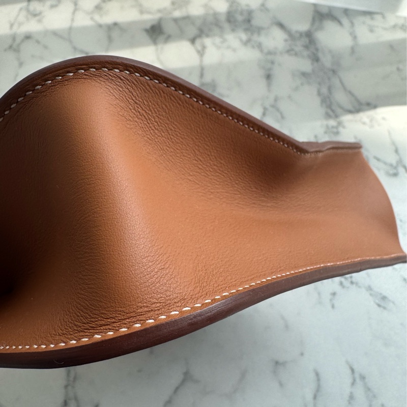 Hermes金棕色銀釦mini halzan-8