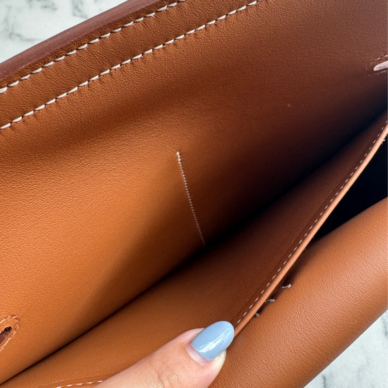 Hermes金棕色銀釦mini halzan-18