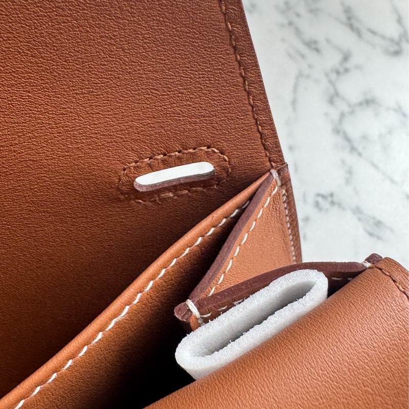 Hermes金棕色銀釦mini halzan-19