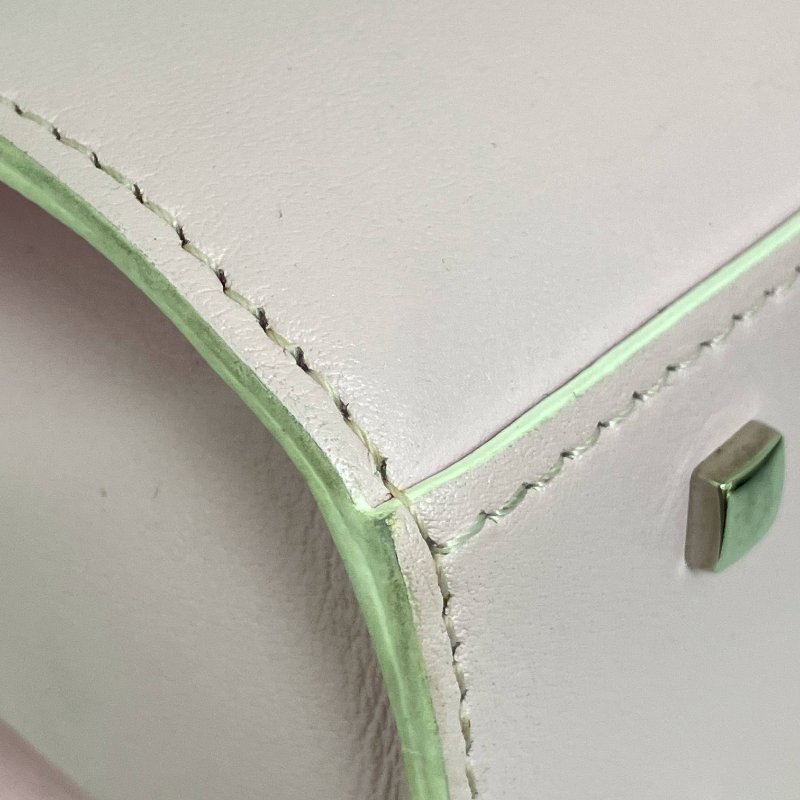 △ Delvaux 德爾沃 Pink Calfskin Tempete PM 2 Way Bag 粉紅色小牛皮兩用袋 - 257015238-9