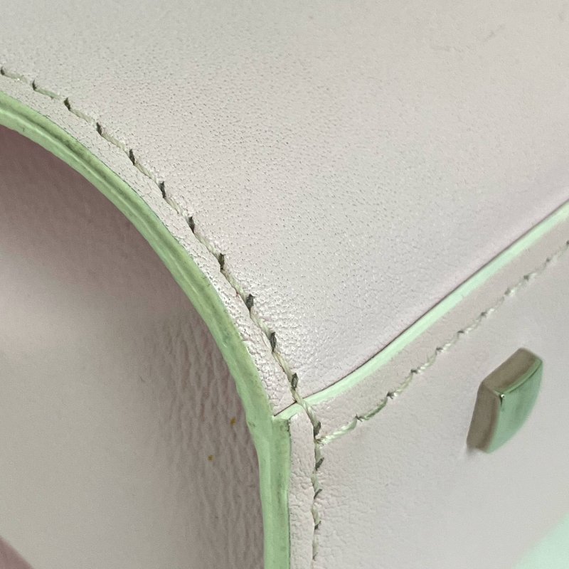 △ Delvaux 德爾沃 Pink Calfskin Tempete PM 2 Way Bag 粉紅色小牛皮兩用袋 - 257015238-11