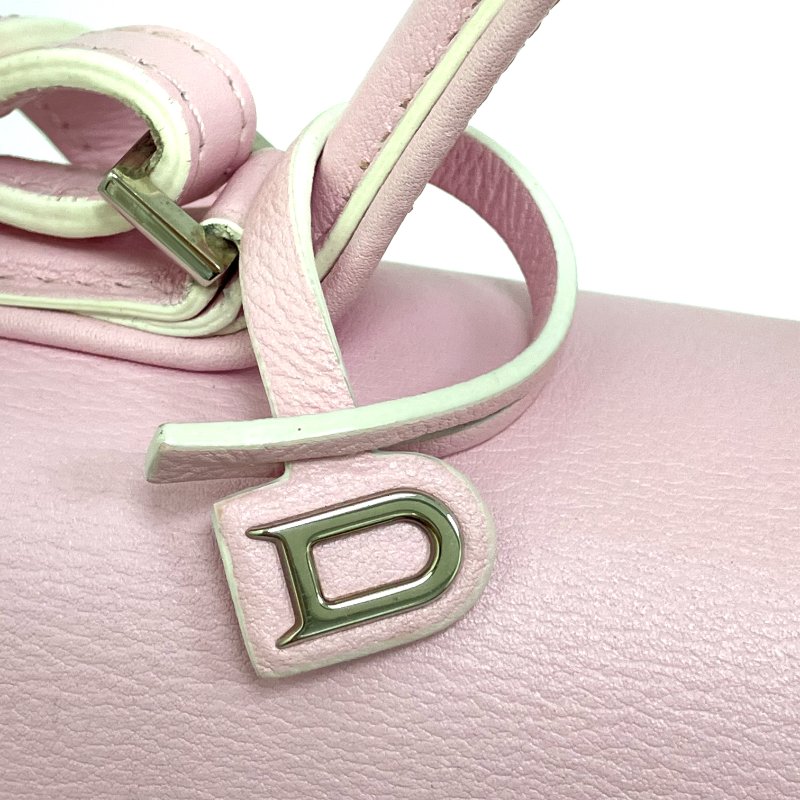 △ Delvaux 德爾沃 Pink Calfskin Tempete PM 2 Way Bag 粉紅色小牛皮兩用袋 - 257015238-13