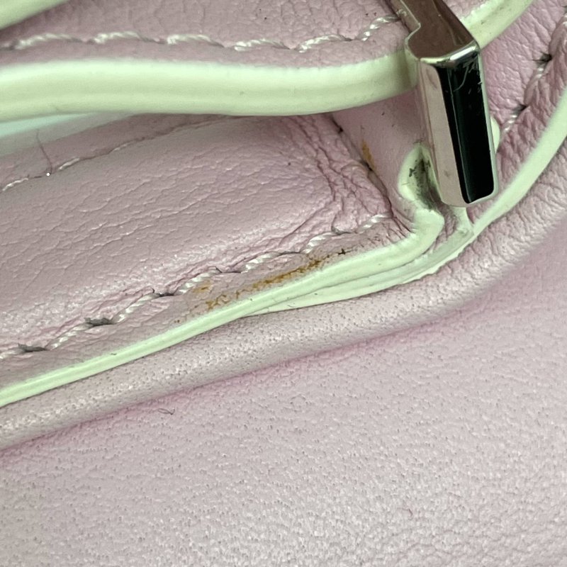 △ Delvaux 德爾沃 Pink Calfskin Tempete PM 2 Way Bag 粉紅色小牛皮兩用袋 - 257015238-23