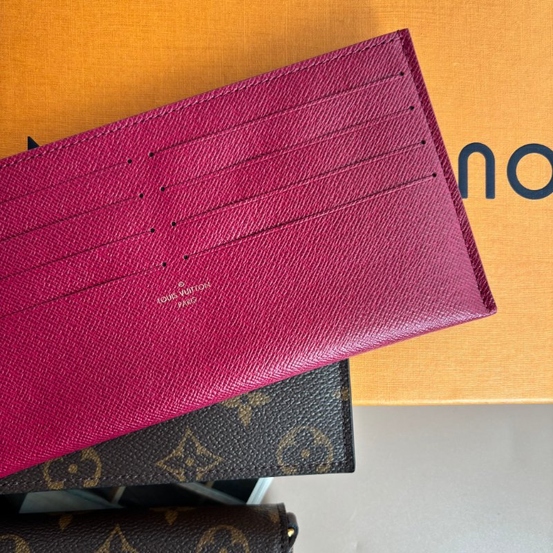 ::LOIUS VUITTON:: LV M81896 Felicie經典帆布鍊帶WOC三合一鏈包-4