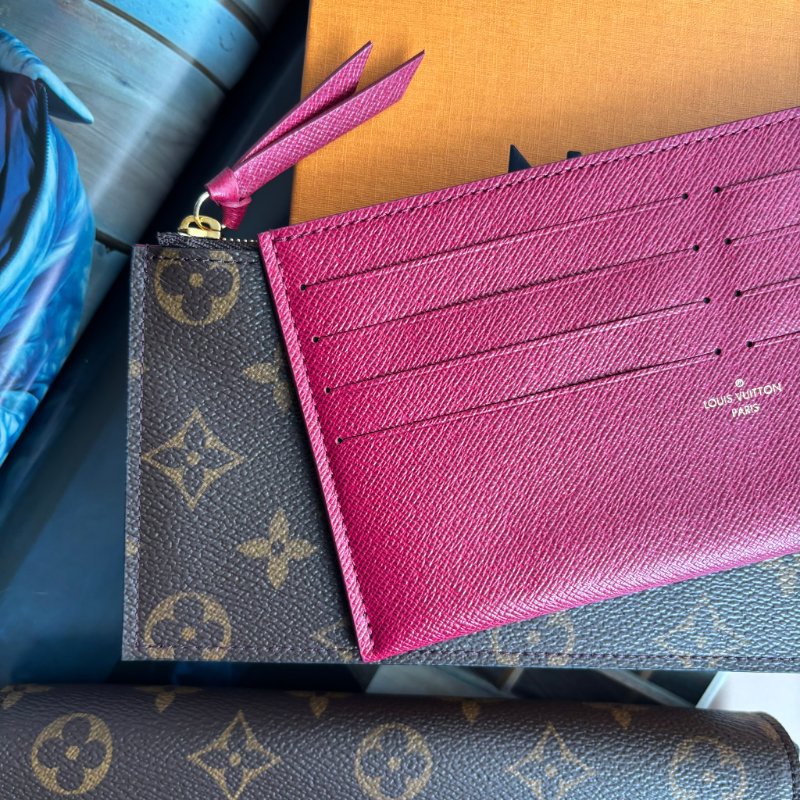 ::LOIUS VUITTON:: LV M81896 Felicie經典帆布鍊帶WOC三合一鏈包-5