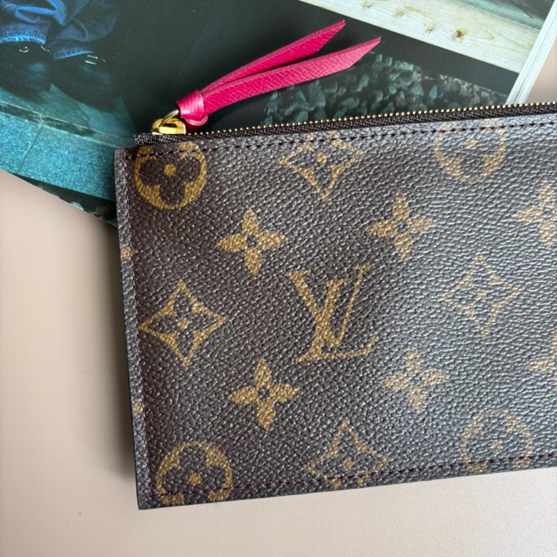 ::LOIUS VUITTON:: LV M81896 Felicie經典帆布鍊帶WOC三合一鏈包-15