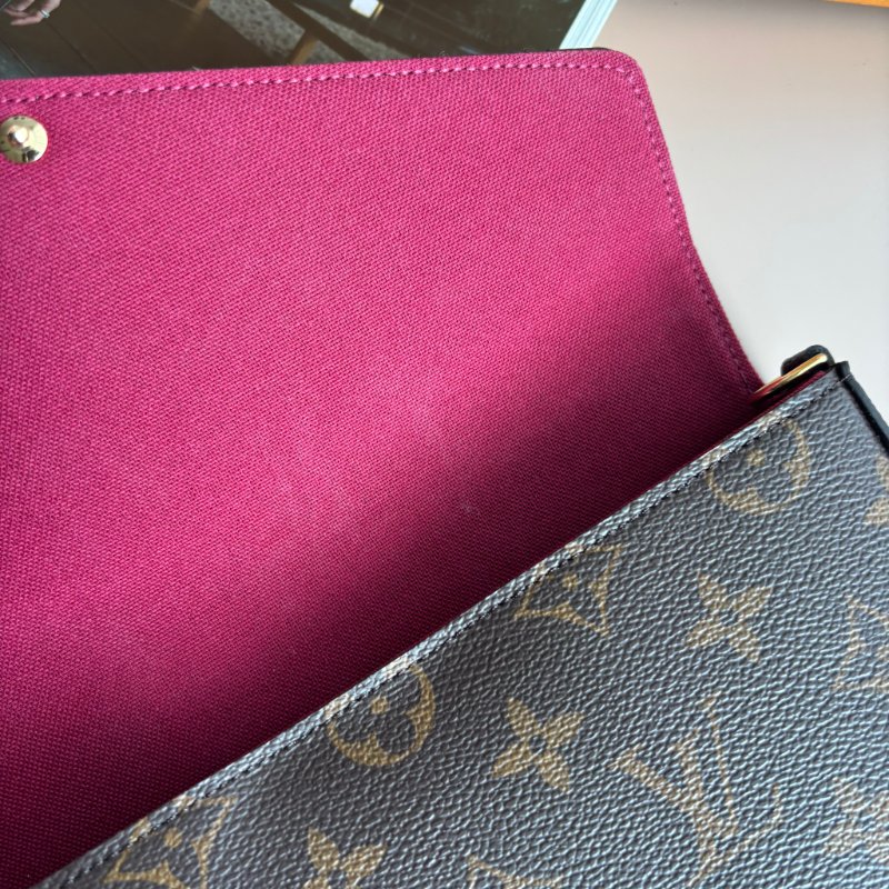 ::LOIUS VUITTON:: LV M81896 Felicie經典帆布鍊帶WOC三合一鏈包-33