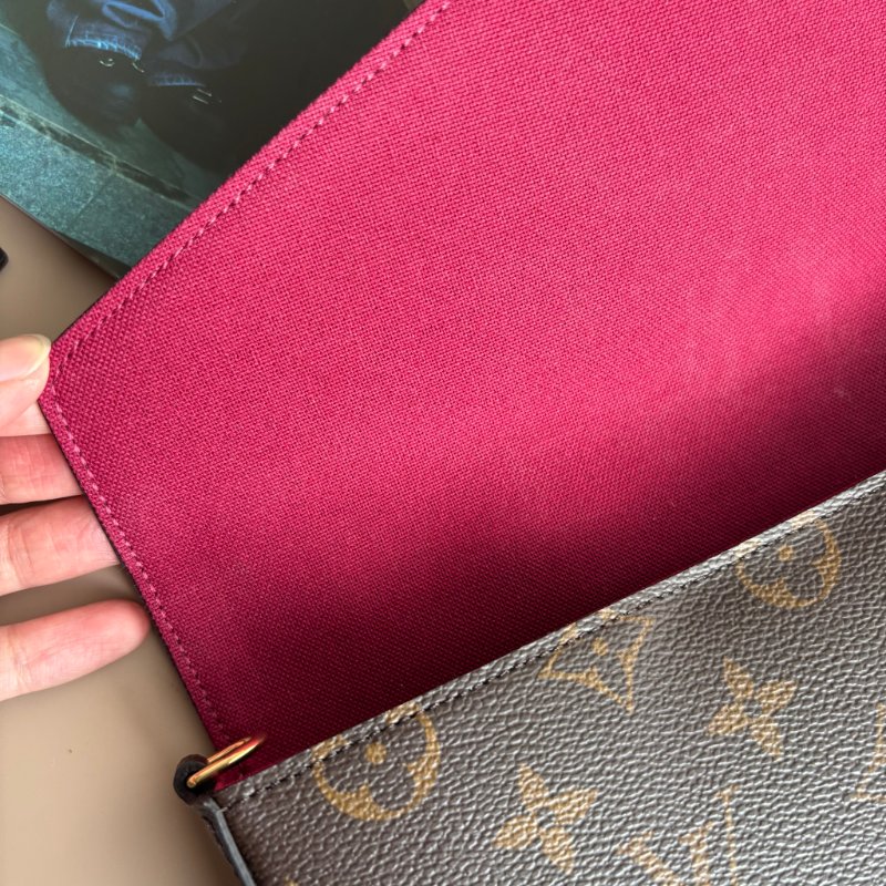 ::LOIUS VUITTON:: LV M81896 Felicie經典帆布鍊帶WOC三合一鏈包-35