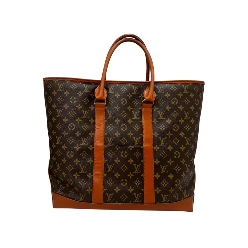 Lv 經典老花紅皮購物包-0