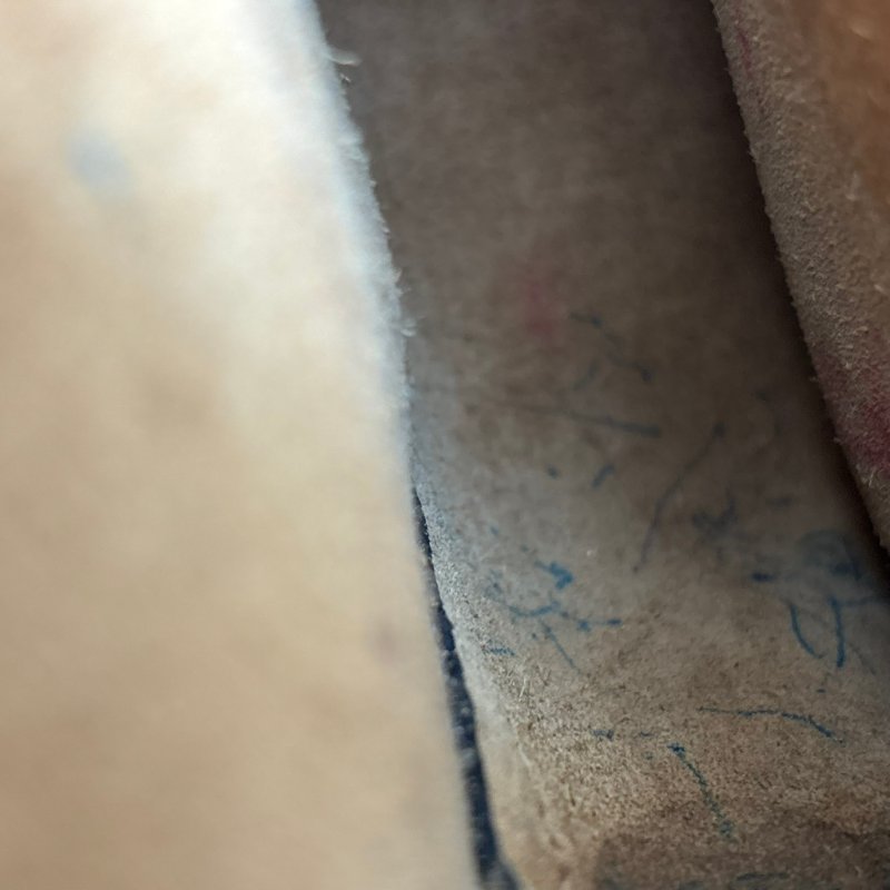 ::LOEWE:: GATE沙色拼接駝色天然小牛皮斜背包馬鞍側背包(小)-77